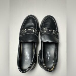 Call It Spring Black Leather Women's Bit Loafers